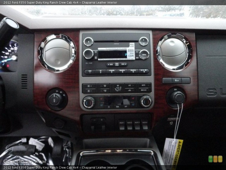Chaparral Leather Interior Controls for the 2012 Ford F350 Super Duty King Ranch Crew Cab 4x4 #56589195