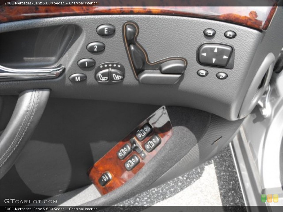Charcoal Interior Controls for the 2001 Mercedes-Benz S 600 Sedan #56590092