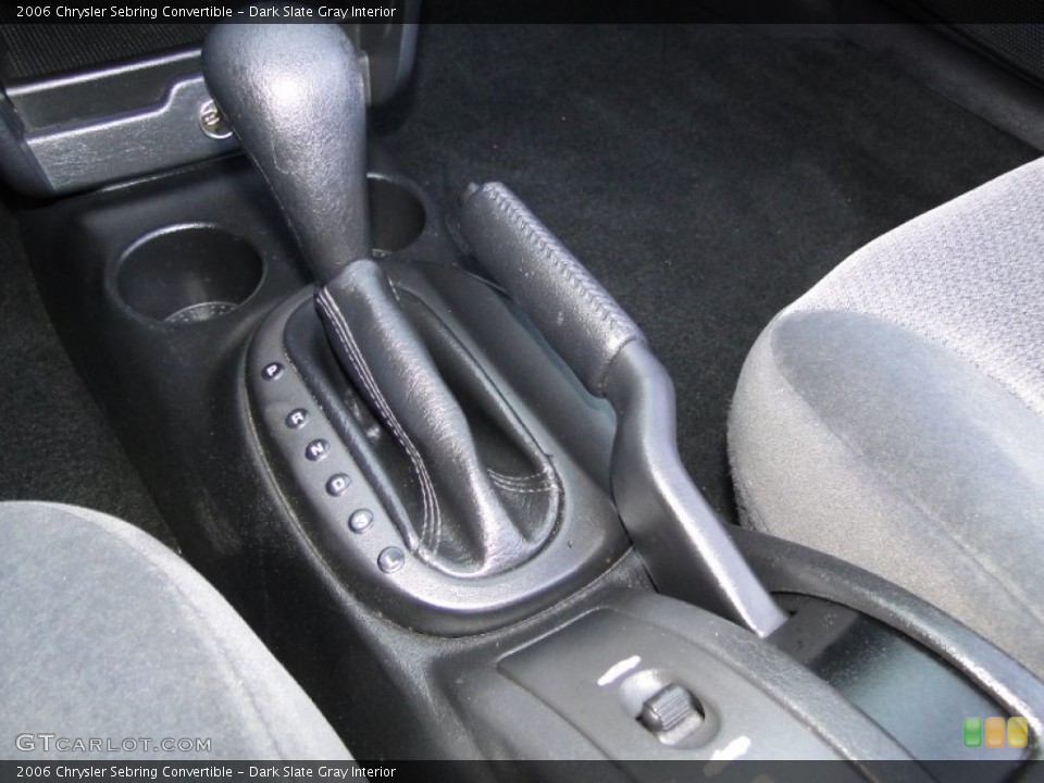 Dark Slate Gray Interior Transmission for the 2006 Chrysler Sebring Convertible #56590554