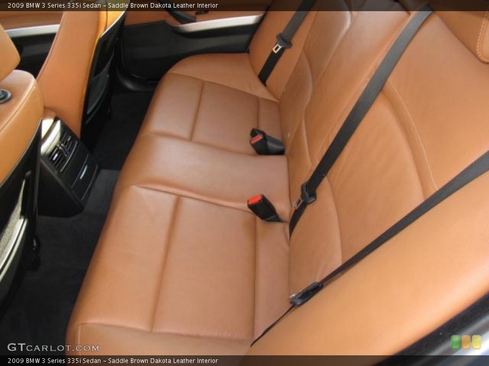 Saddle Brown Dakota Leather Interior Photo for the 2009 BMW 3 Series 335i Sedan #56595018