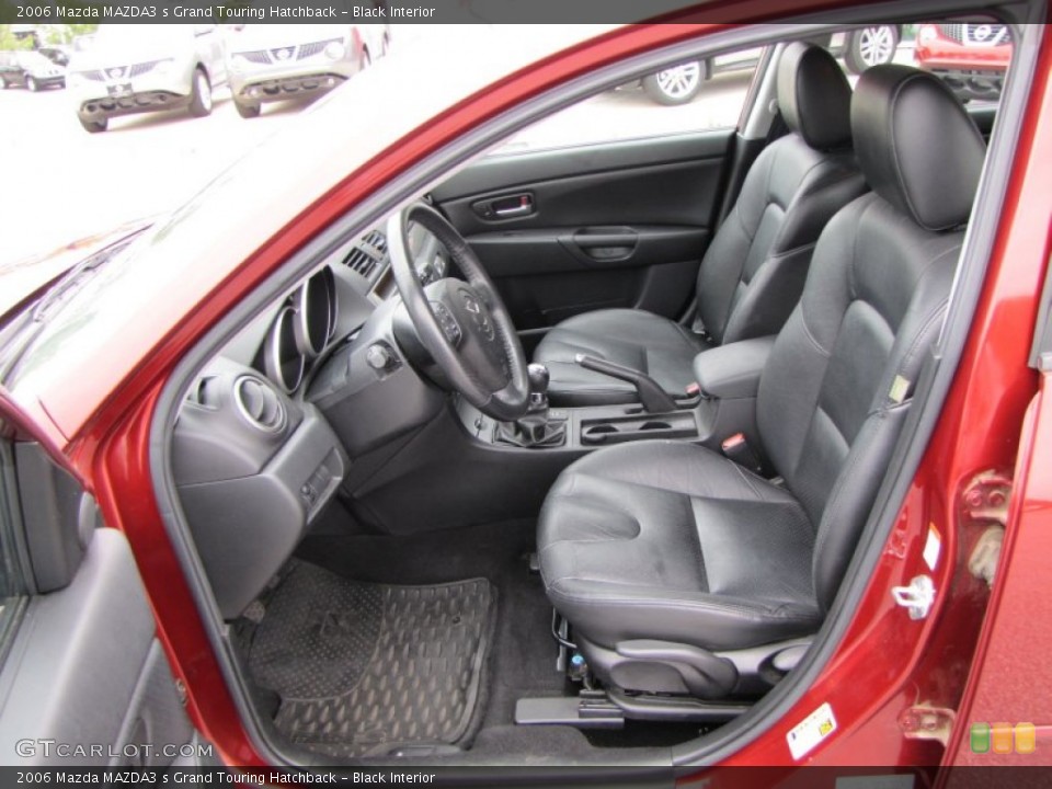Black Interior Photo for the 2006 Mazda MAZDA3 s Grand Touring Hatchback #56595489