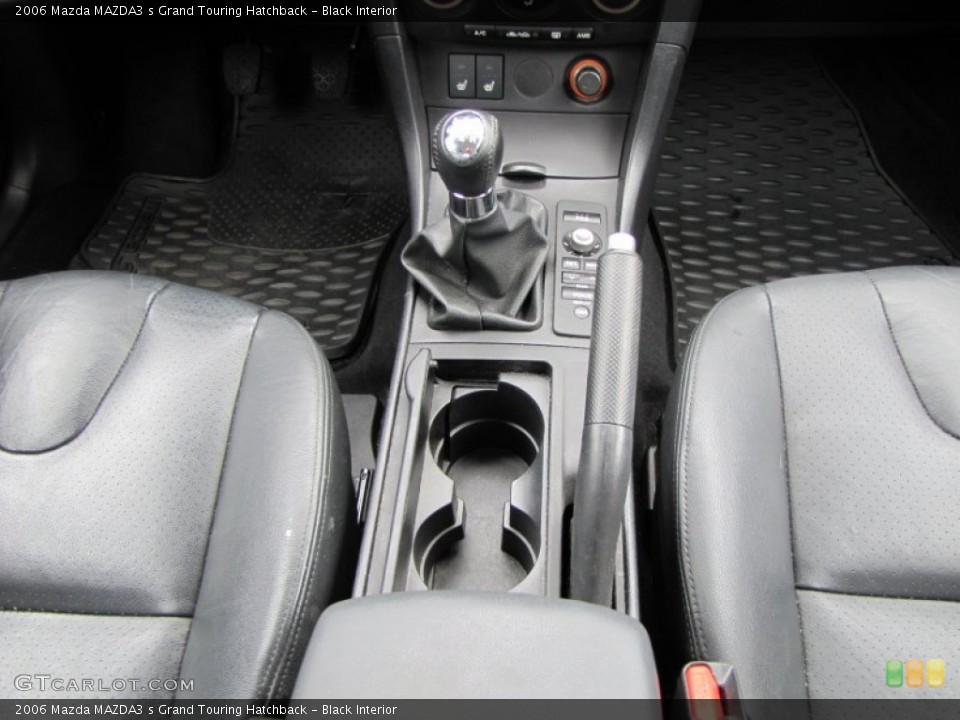 Black Interior Transmission for the 2006 Mazda MAZDA3 s Grand Touring Hatchback #56595564