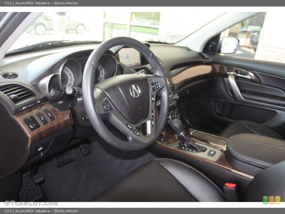 Ebony Interior Prime Interior for the 2011 Acura MDX Advance #56596935