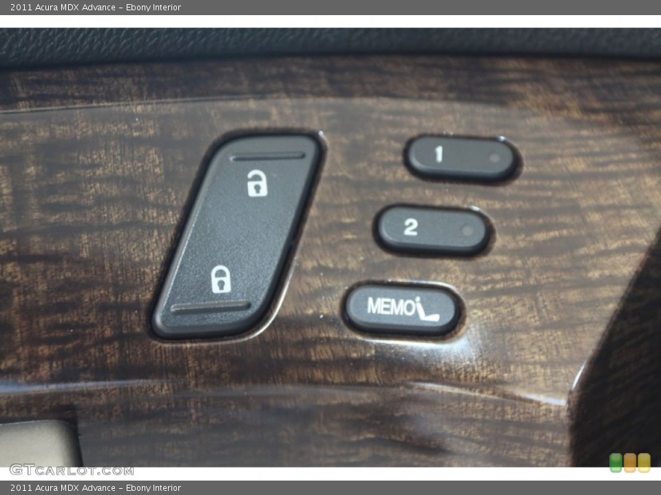 Ebony Interior Controls for the 2011 Acura MDX Advance #56597046