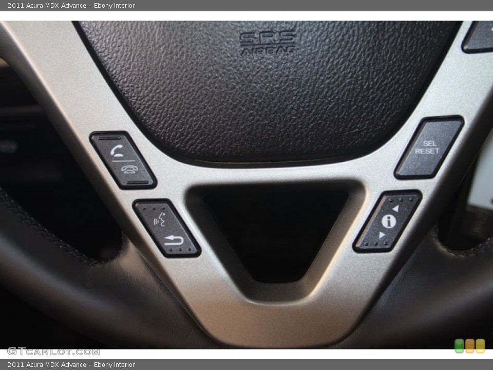 Ebony Interior Controls for the 2011 Acura MDX Advance #56597219