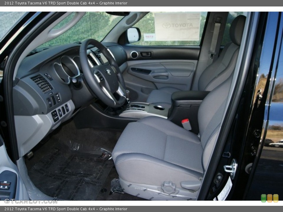 Graphite Interior Photo for the 2012 Toyota Tacoma V6 TRD Sport Double Cab 4x4 #56597739