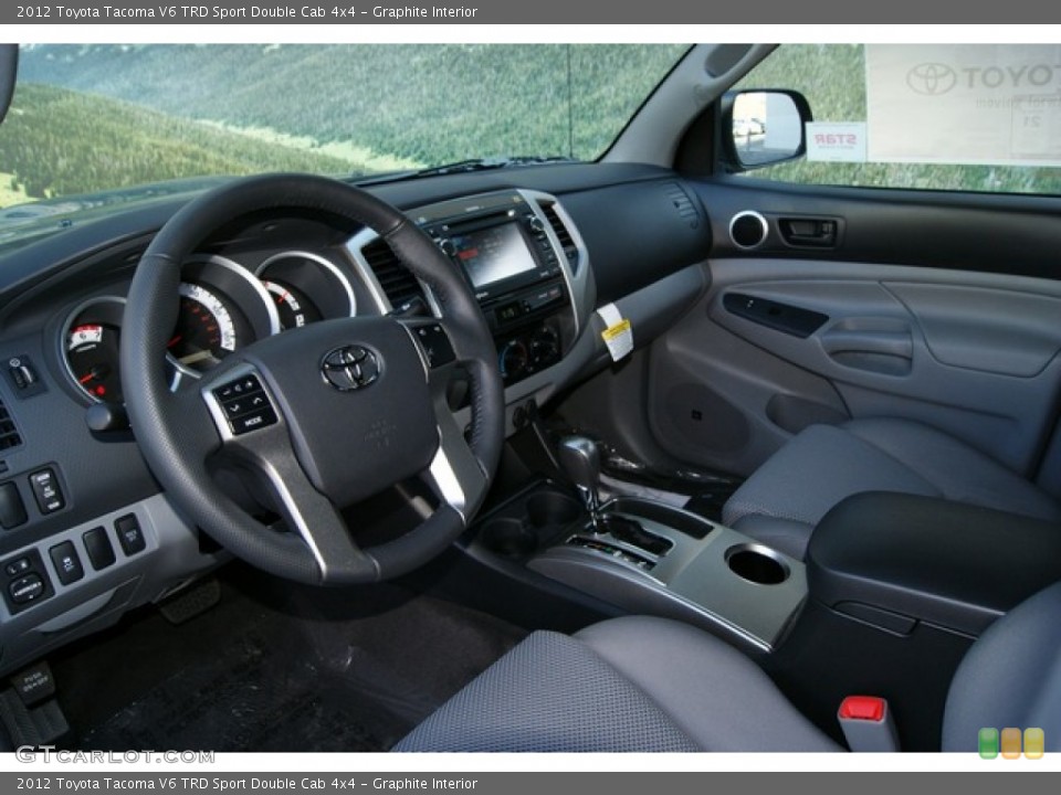 Graphite Interior Dashboard for the 2012 Toyota Tacoma V6 TRD Sport Double Cab 4x4 #56597748