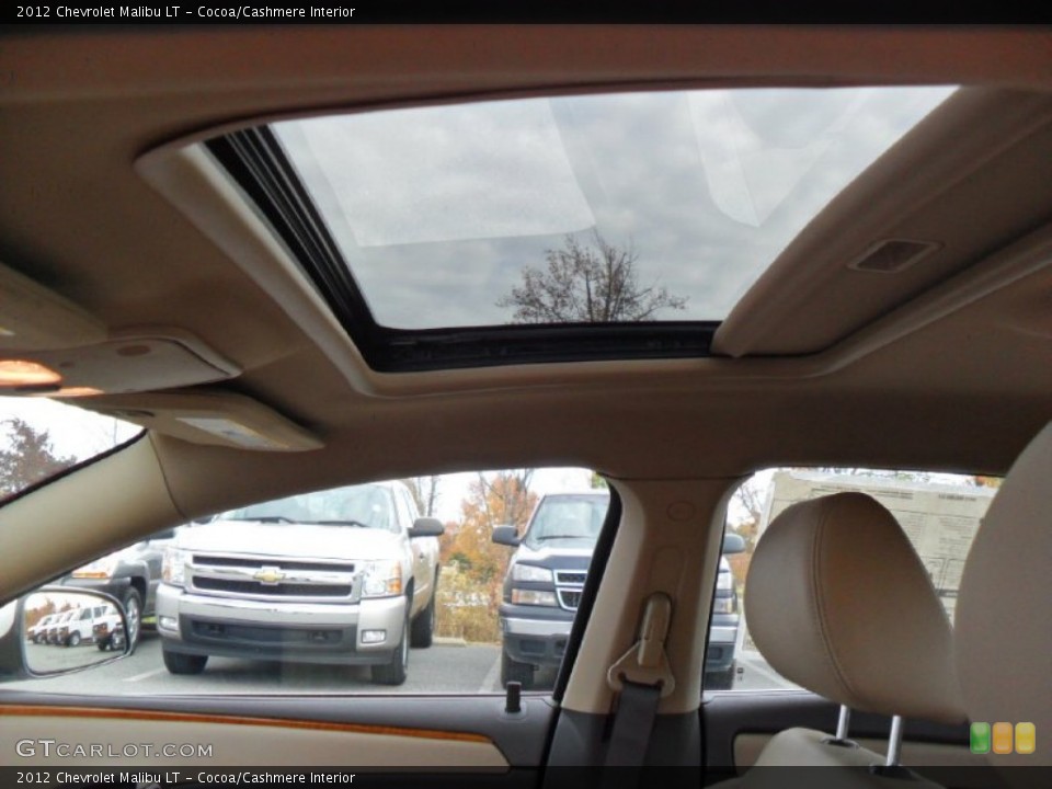 Cocoa/Cashmere Interior Sunroof for the 2012 Chevrolet Malibu LT #56597862