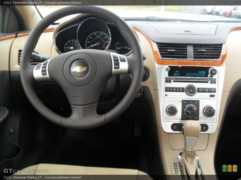 Cocoa/Cashmere Interior Dashboard for the 2012 Chevrolet Malibu LT #56597916