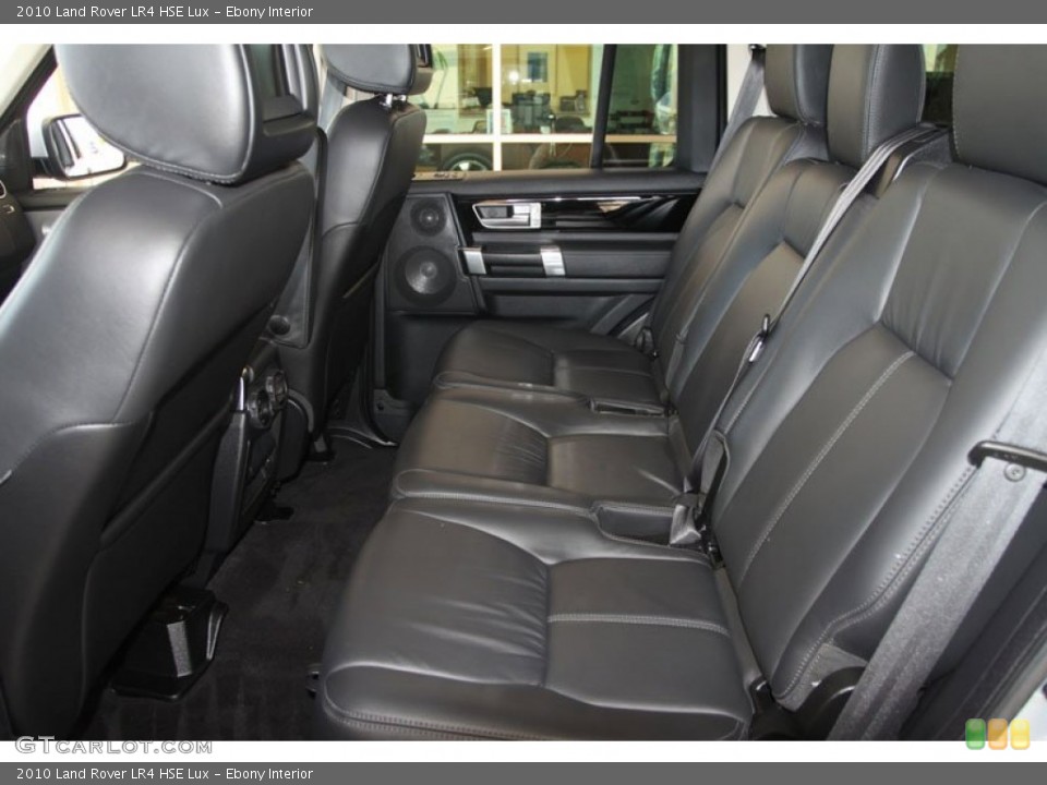 Ebony Interior Photo for the 2010 Land Rover LR4 HSE Lux #56598222