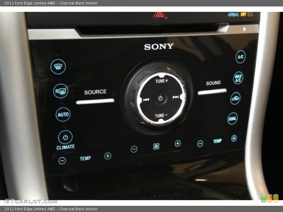 Charcoal Black Interior Controls for the 2011 Ford Edge Limited AWD #56599758