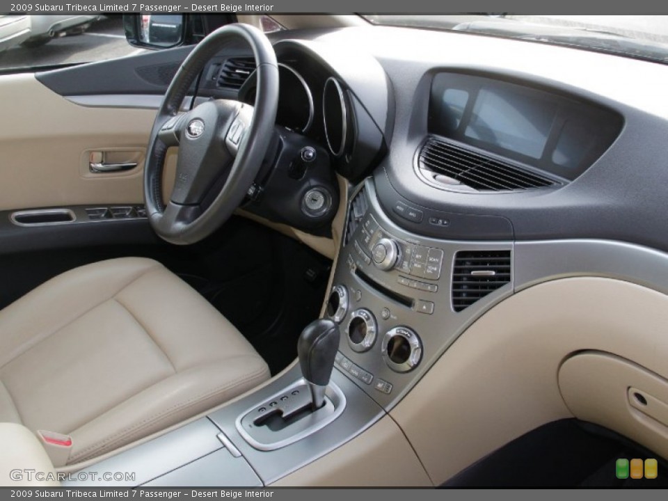 Desert Beige Interior Dashboard for the 2009 Subaru Tribeca Limited 7 Passenger #56600214