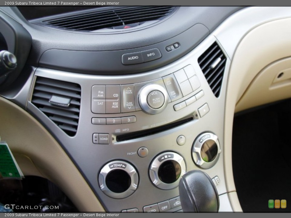 Desert Beige Interior Controls for the 2009 Subaru Tribeca Limited 7 Passenger #56600268