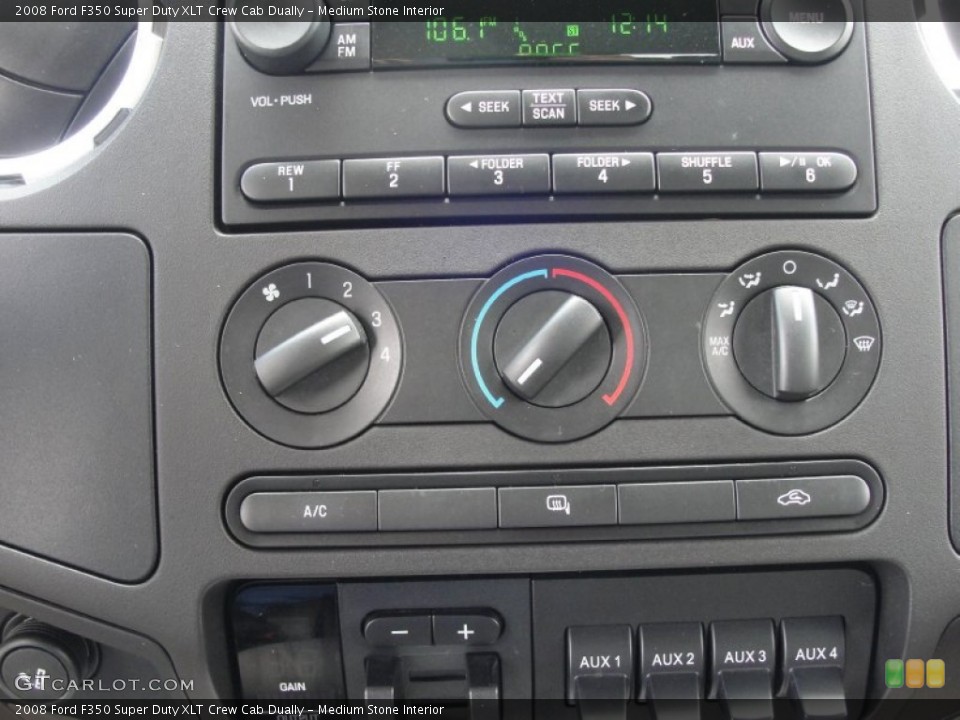 Medium Stone Interior Controls for the 2008 Ford F350 Super Duty XLT Crew Cab Dually #56600481