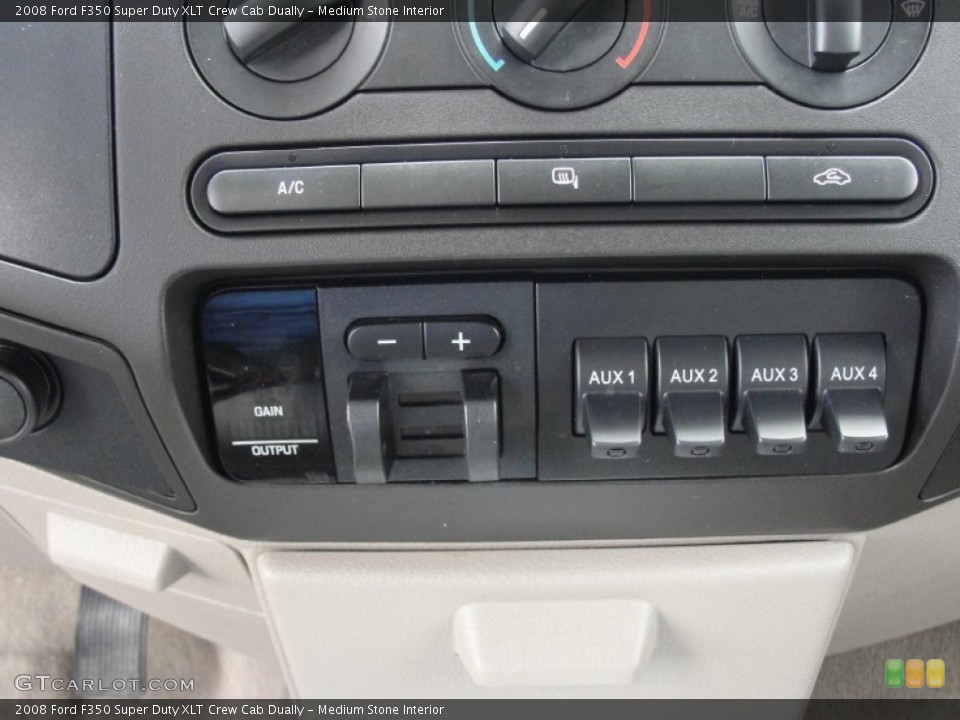 Medium Stone Interior Controls for the 2008 Ford F350 Super Duty XLT Crew Cab Dually #56600492
