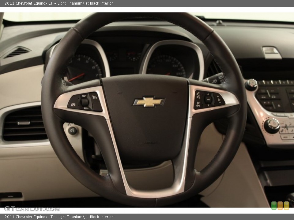 Light Titanium/Jet Black Interior Steering Wheel for the 2011 Chevrolet Equinox LT #56600575
