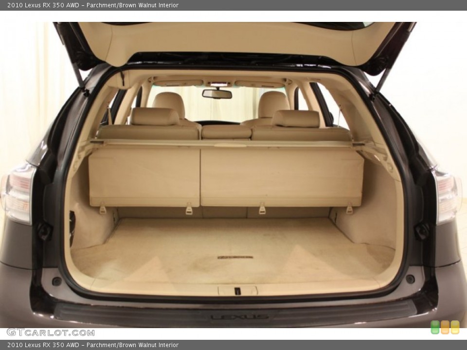 Parchment/Brown Walnut Interior Trunk for the 2010 Lexus RX 350 AWD #56600868