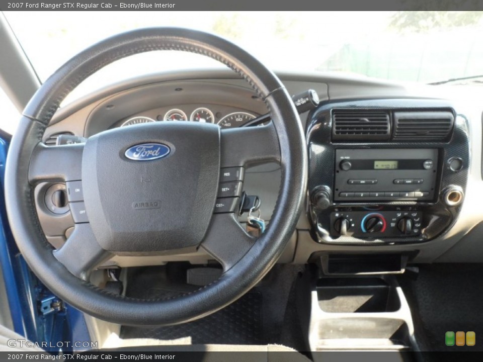 Ebony/Blue Interior Dashboard for the 2007 Ford Ranger STX Regular Cab #56601240