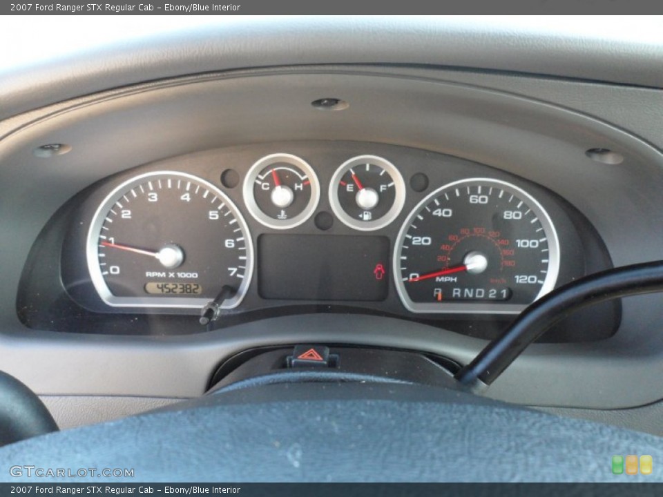 Ebony/Blue Interior Gauges for the 2007 Ford Ranger STX Regular Cab #56601294