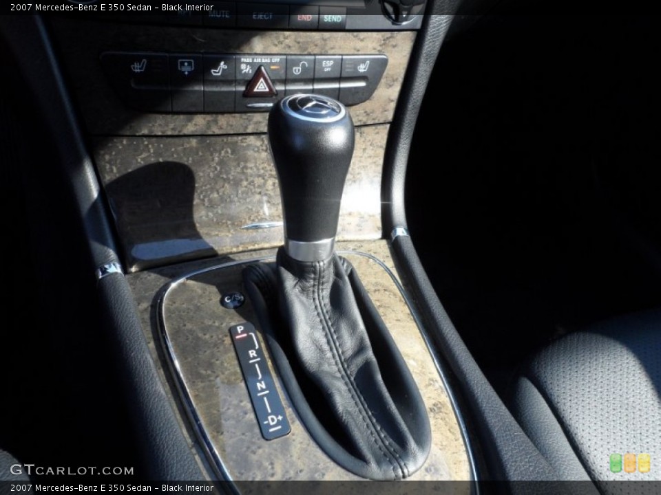 Black Interior Transmission for the 2007 Mercedes-Benz E 350 Sedan #56601702