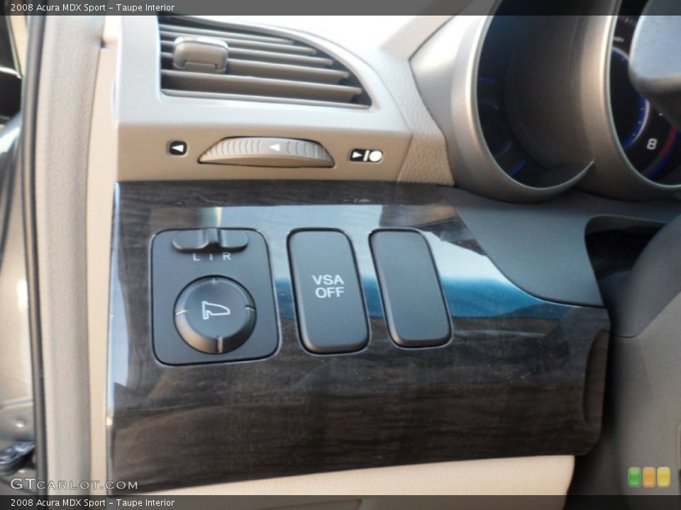 Taupe Interior Controls for the 2008 Acura MDX Sport #56603559