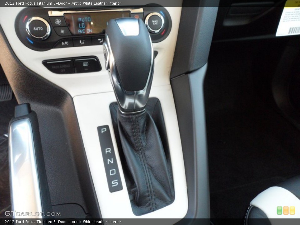 Arctic White Leather Interior Transmission for the 2012 Ford Focus Titanium 5-Door #56604362