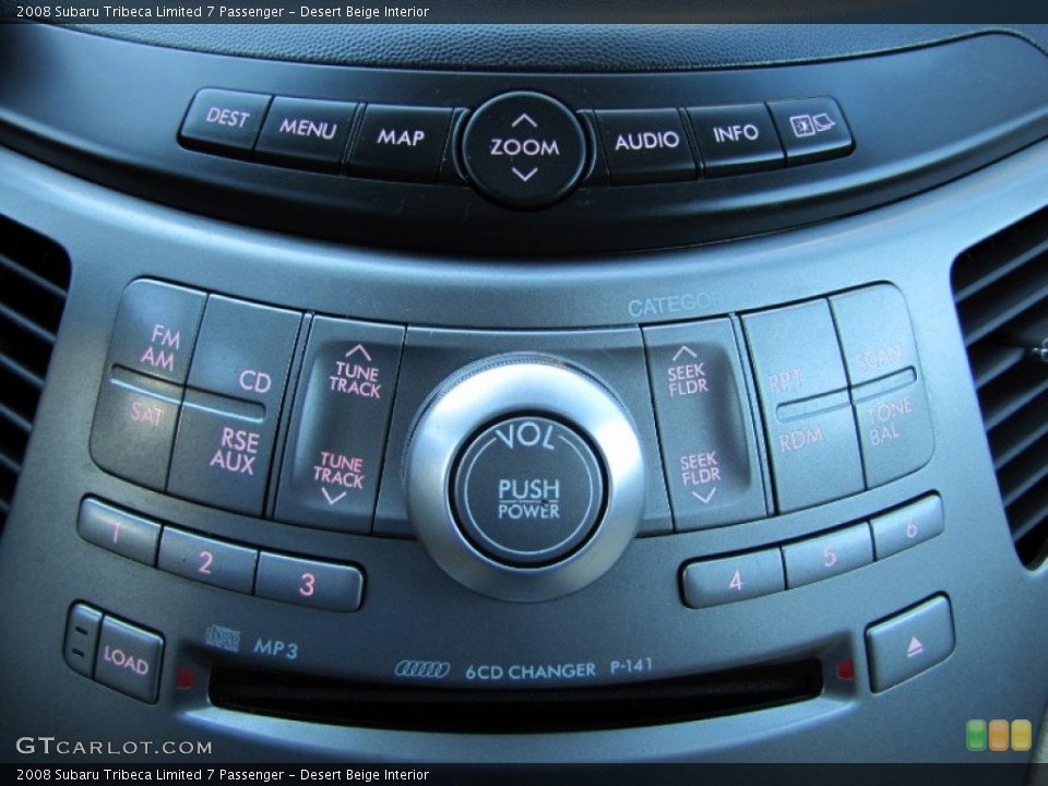 Desert Beige Interior Audio System for the 2008 Subaru Tribeca Limited 7 Passenger #56605842
