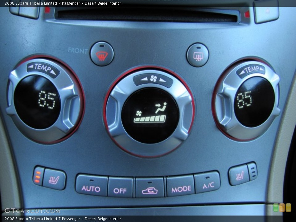 Desert Beige Interior Controls for the 2008 Subaru Tribeca Limited 7 Passenger #56605848