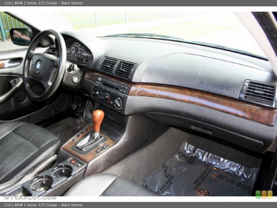 Black Interior Dashboard for the 2001 BMW 3 Series 325i Sedan #56607798
