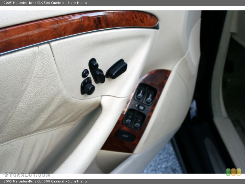 Stone Interior Controls for the 2005 Mercedes-Benz CLK 500 Cabriolet #56608779