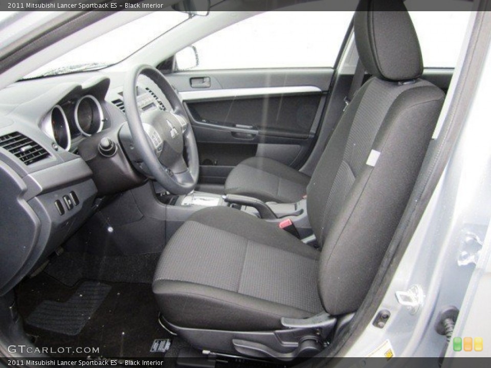 Black Interior Photo for the 2011 Mitsubishi Lancer Sportback ES #56612978