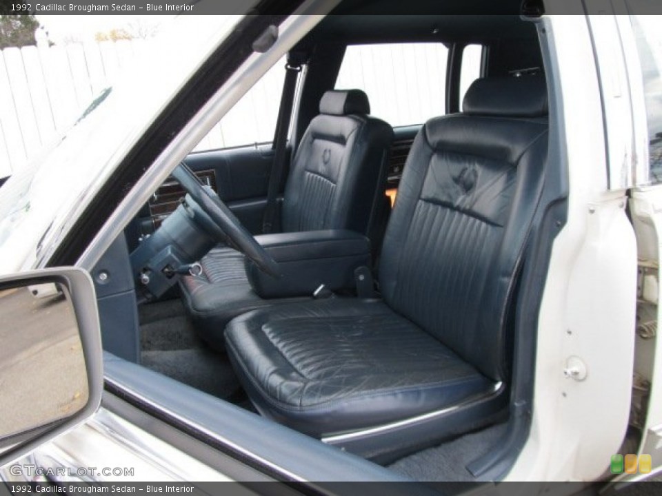 Blue Interior Photo for the 1992 Cadillac Brougham Sedan #56614250
