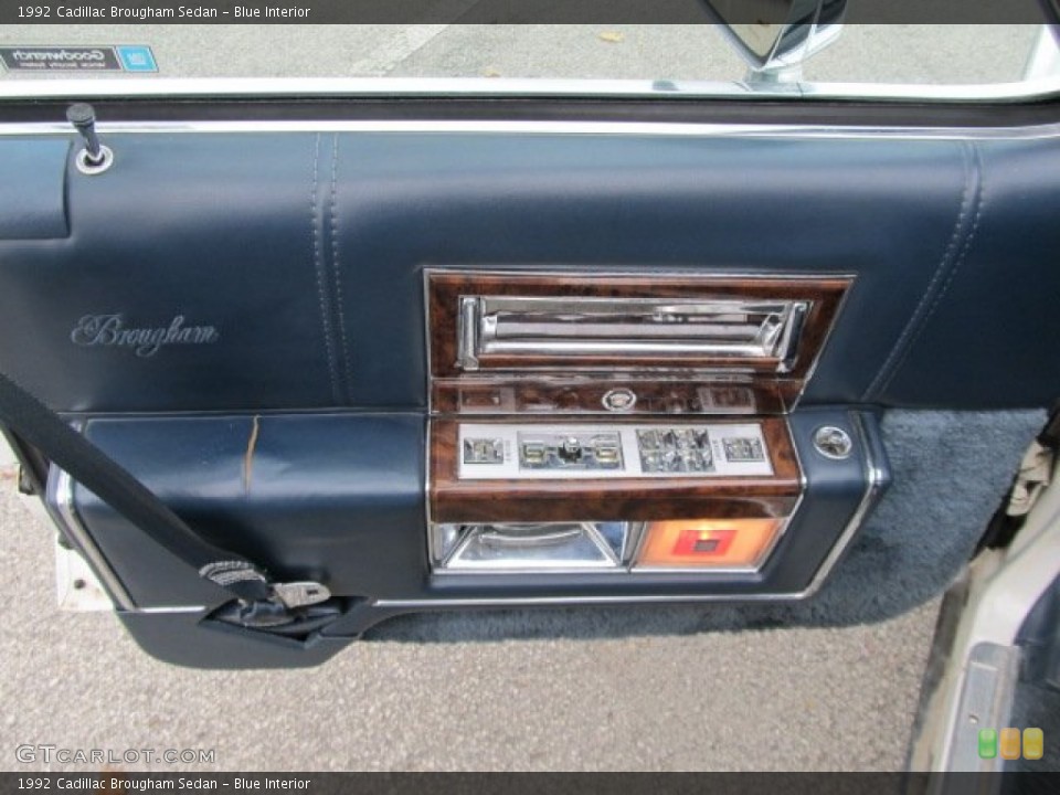 Blue Interior Door Panel for the 1992 Cadillac Brougham Sedan #56614271
