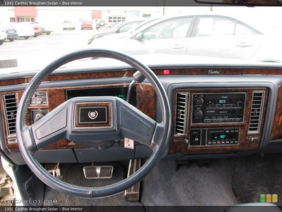Blue Interior Dashboard for the 1992 Cadillac Brougham Sedan #56614280
