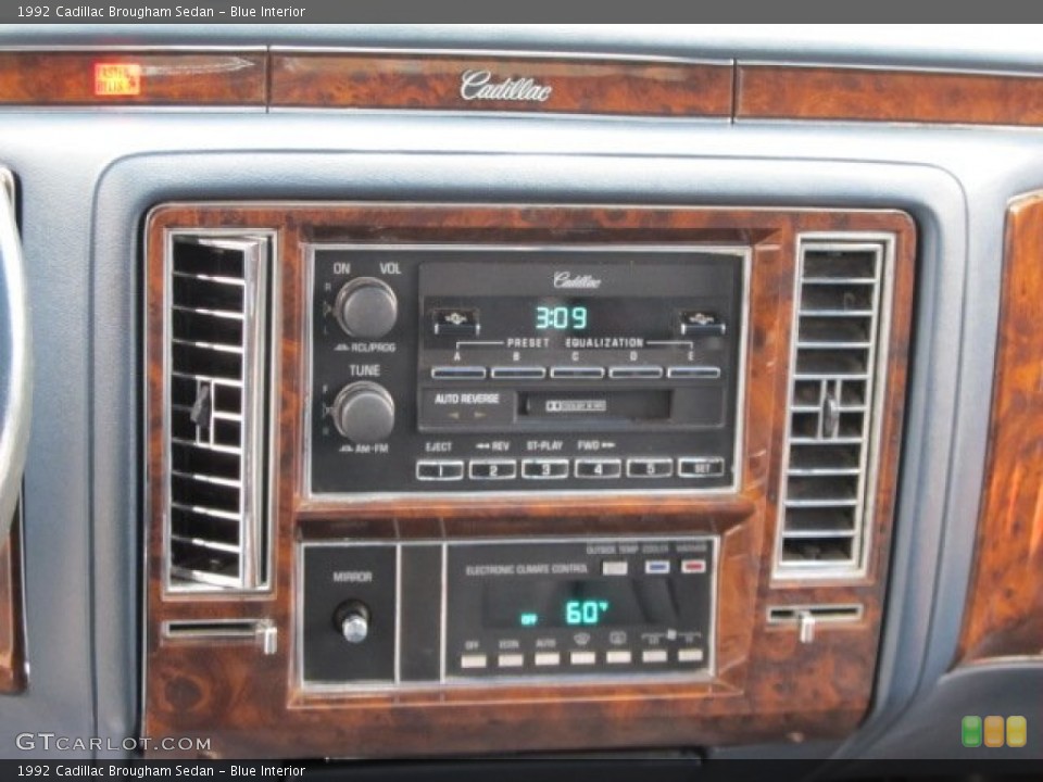 Blue Interior Audio System for the 1992 Cadillac Brougham Sedan #56614289