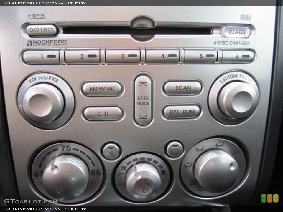 Black Interior Controls for the 2009 Mitsubishi Galant Sport V6 #56614826
