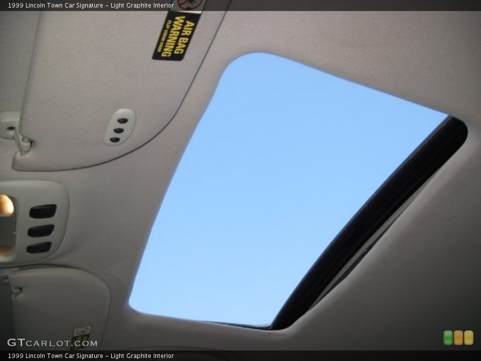 Light Graphite Interior Sunroof for the 1999 Lincoln Town Car Signature #56614880
