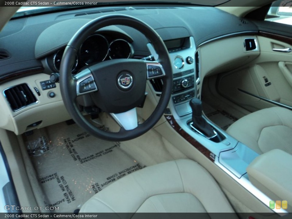 Cashmere/Cocoa Interior Prime Interior for the 2008 Cadillac CTS Sedan #56614889