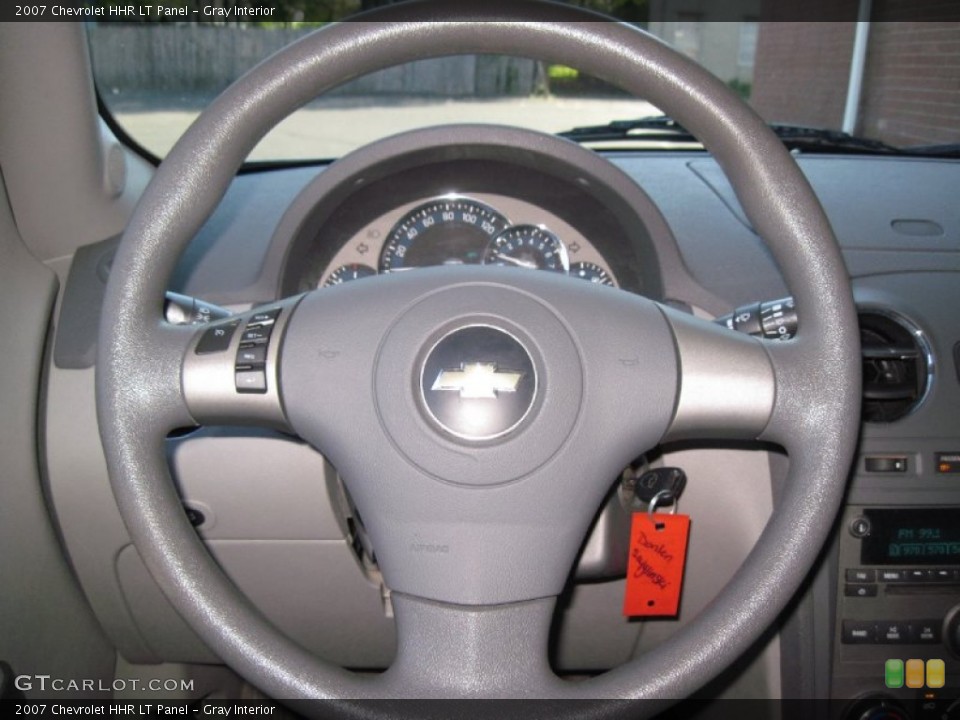 Gray Interior Steering Wheel for the 2007 Chevrolet HHR LT Panel #56615201