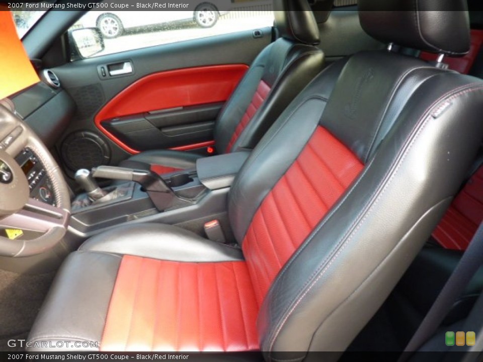 Black/Red Interior Photo for the 2007 Ford Mustang Shelby GT500 Coupe #56619845