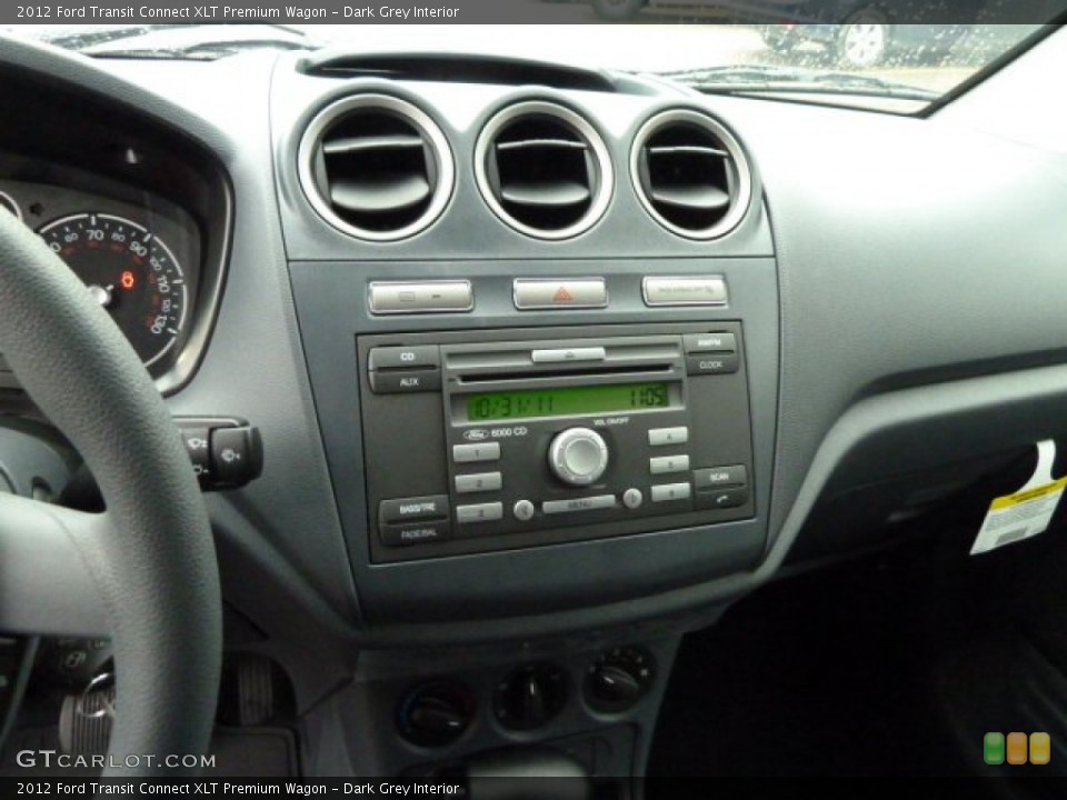 Dark Grey Interior Controls for the 2012 Ford Transit Connect XLT Premium Wagon #56620082