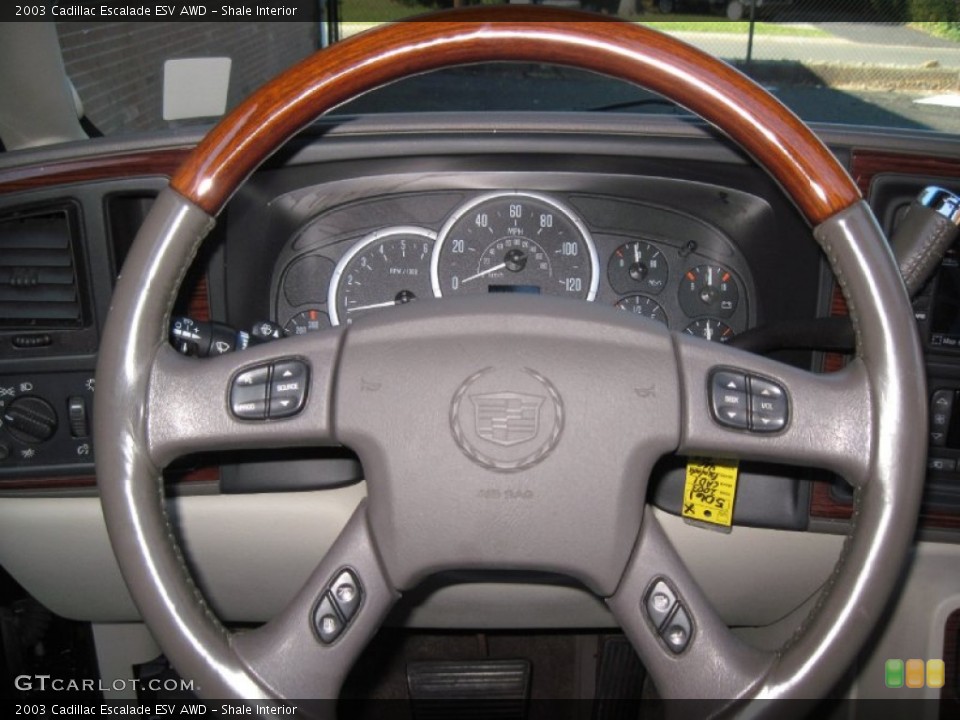 Shale Interior Steering Wheel for the 2003 Cadillac Escalade ESV AWD #56620181
