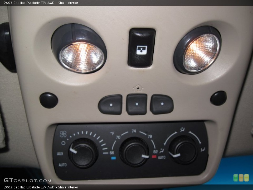 Shale Interior Controls for the 2003 Cadillac Escalade ESV AWD #56620201