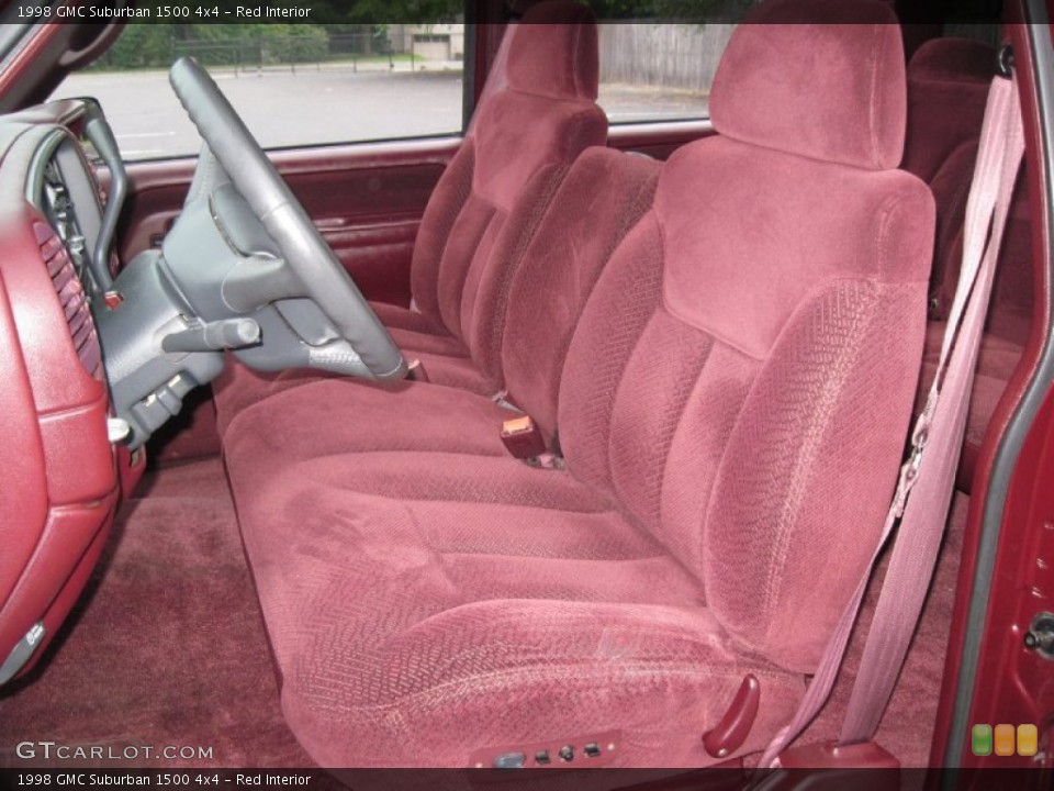 Red Interior Photo for the 1998 GMC Suburban 1500 4x4 #56622620