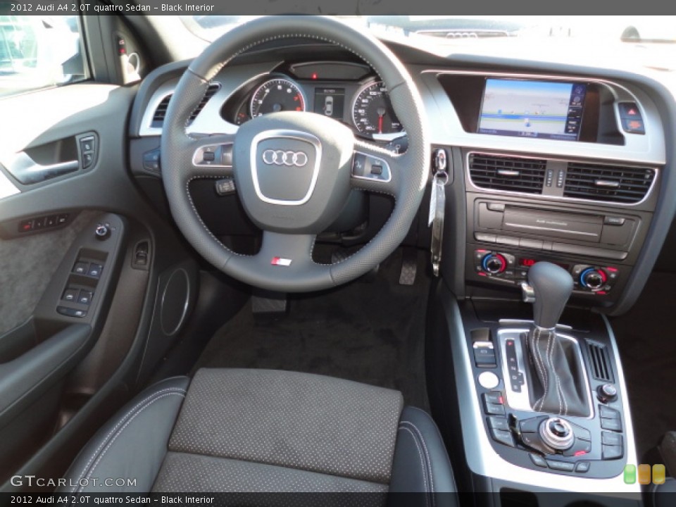 Black Interior Dashboard for the 2012 Audi A4 2.0T quattro Sedan #56622856
