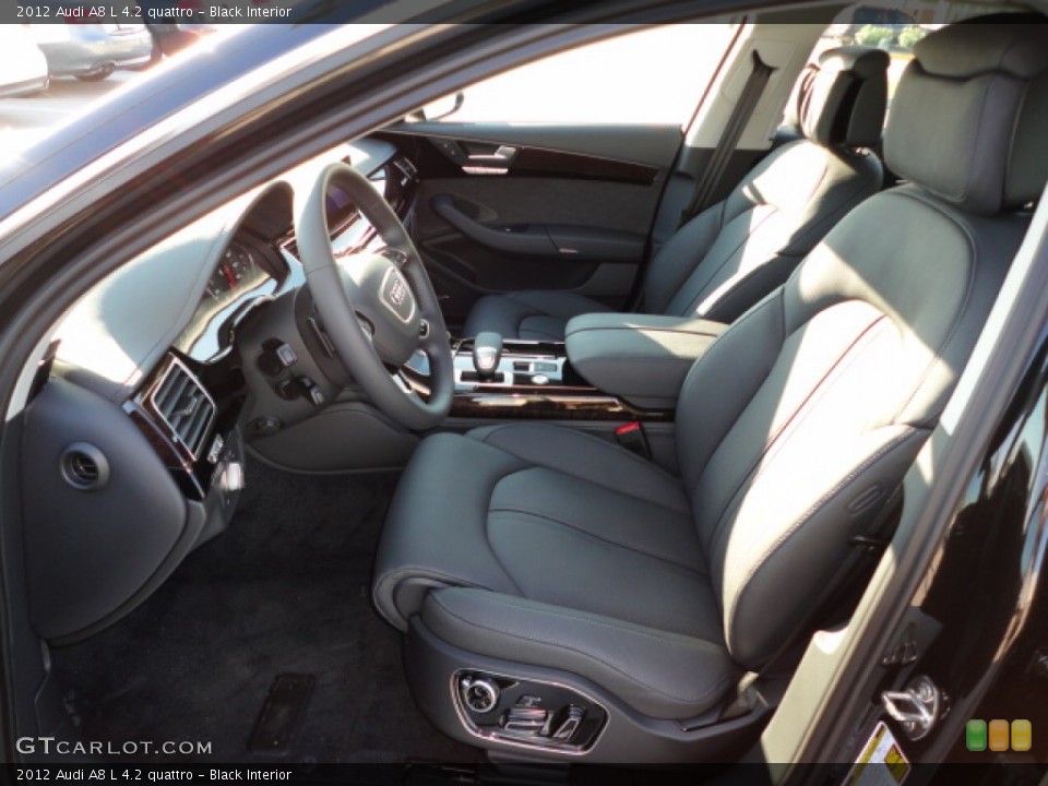 Black Interior Photo for the 2012 Audi A8 L 4.2 quattro #56622911