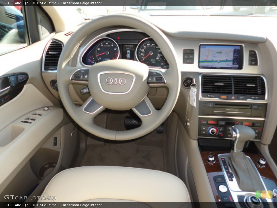 Cardamom Beige Interior Dashboard for the 2012 Audi Q7 3.0 TFSI quattro #56623084