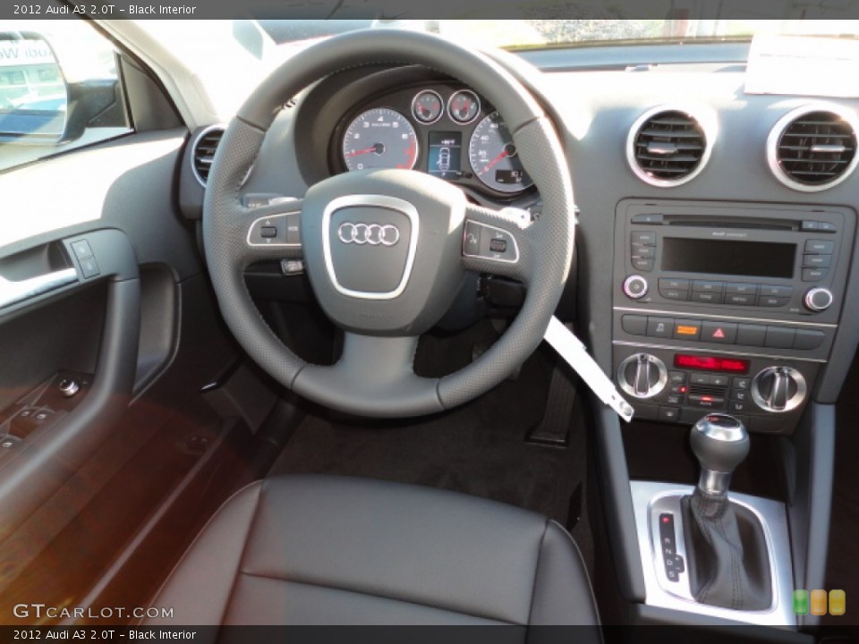 Black Interior Dashboard for the 2012 Audi A3 2.0T #56623389