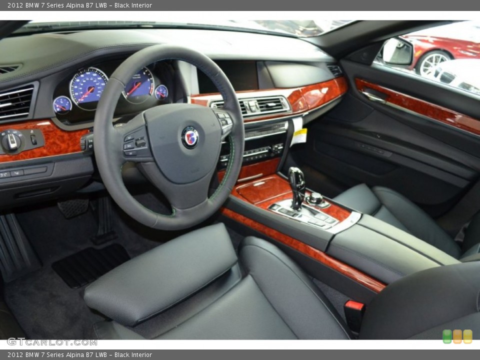 Black Interior Prime Interior for the 2012 BMW 7 Series Alpina B7 LWB #56625048