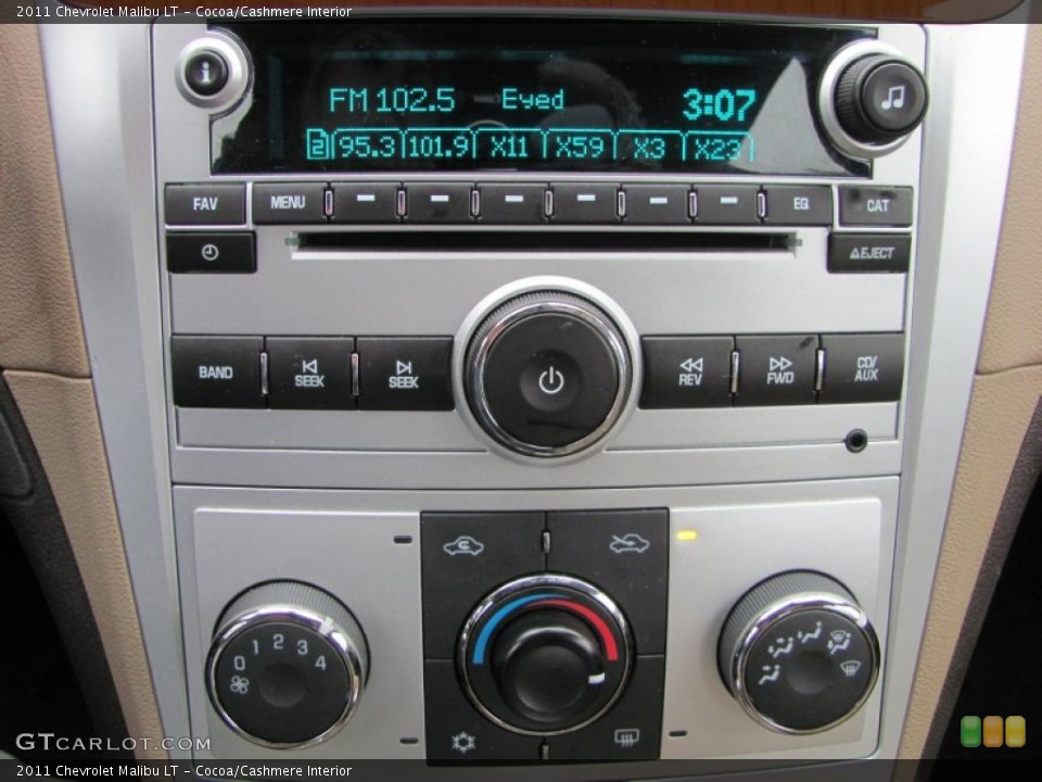 Cocoa/Cashmere Interior Audio System for the 2011 Chevrolet Malibu LT #56634348